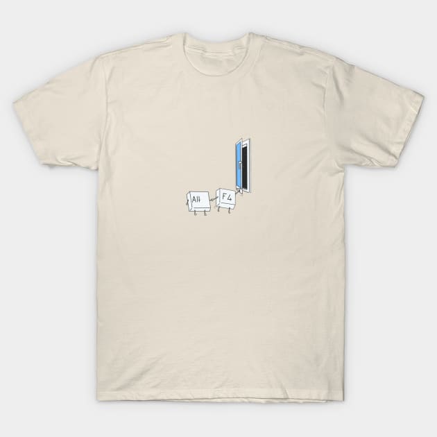 Alt f4 T-Shirt by kitispa